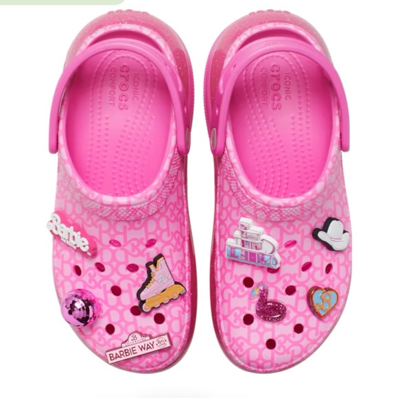 Brand New with tags Barbie Mega Crush crocs ! Limited edition ! 💕💕💕💕 - Picture 3 of 6
